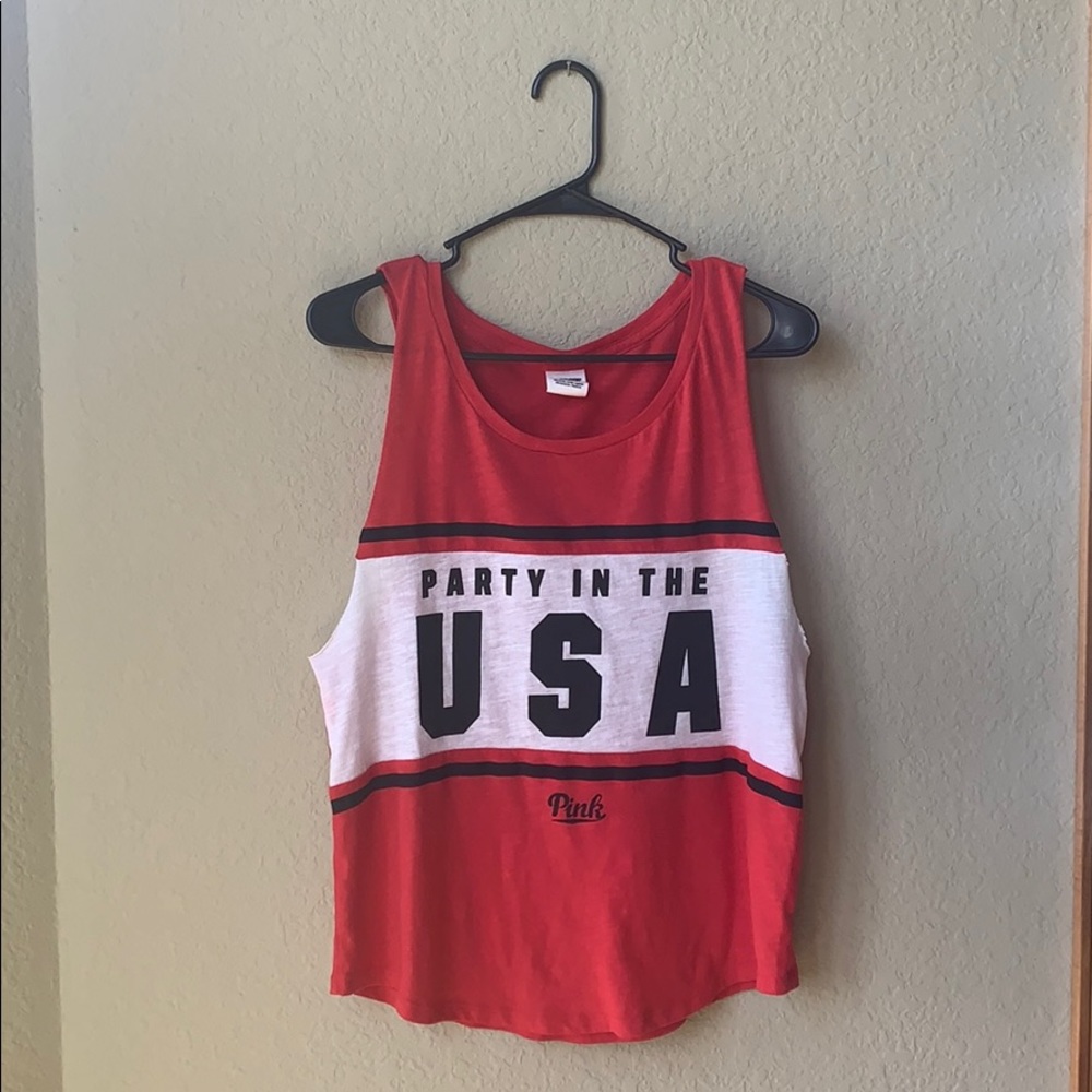 PINK party in the USA tank